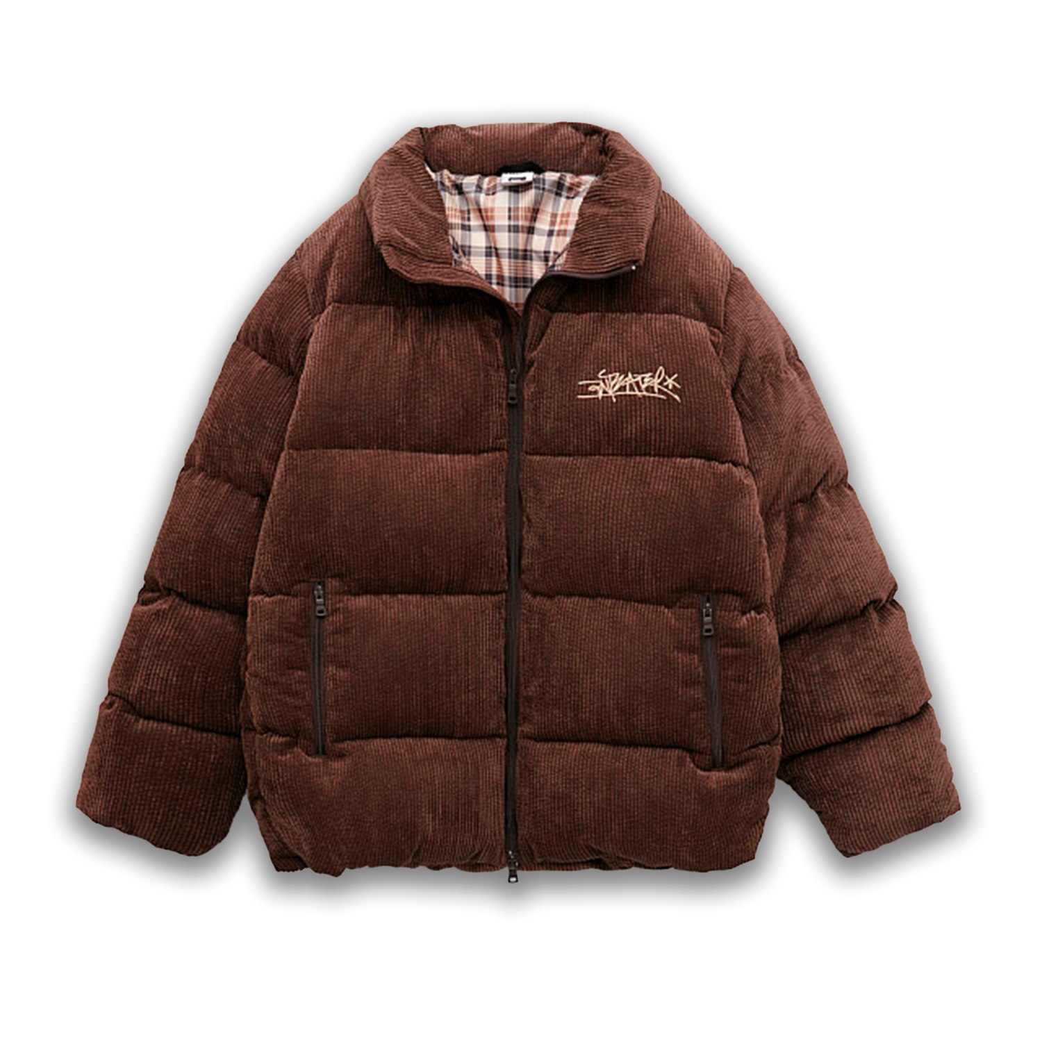 Куртка ANTEATER Downjacket-Vlvt-Brown — фото 1