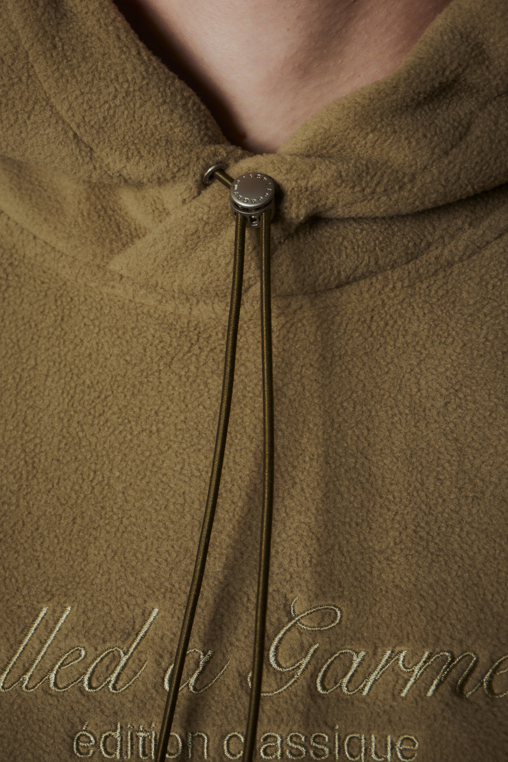 Худи Called a Garment Classic Logo Olive — фото 6