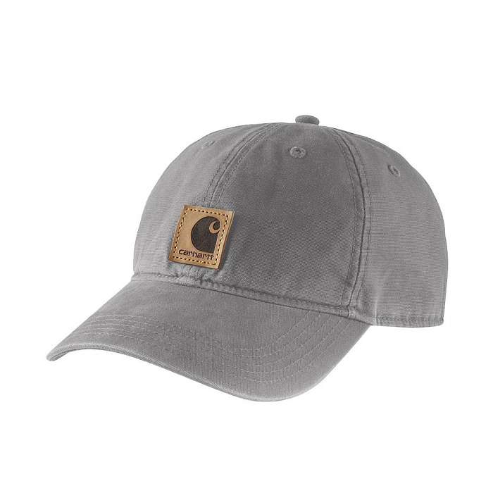 Бейсболка Carhartt  Odessa cap серая AH0289 APH