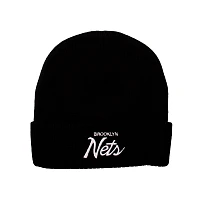 Шапка Mitchell&Ness Lowball Cuff Knit Brooklyn Nets black